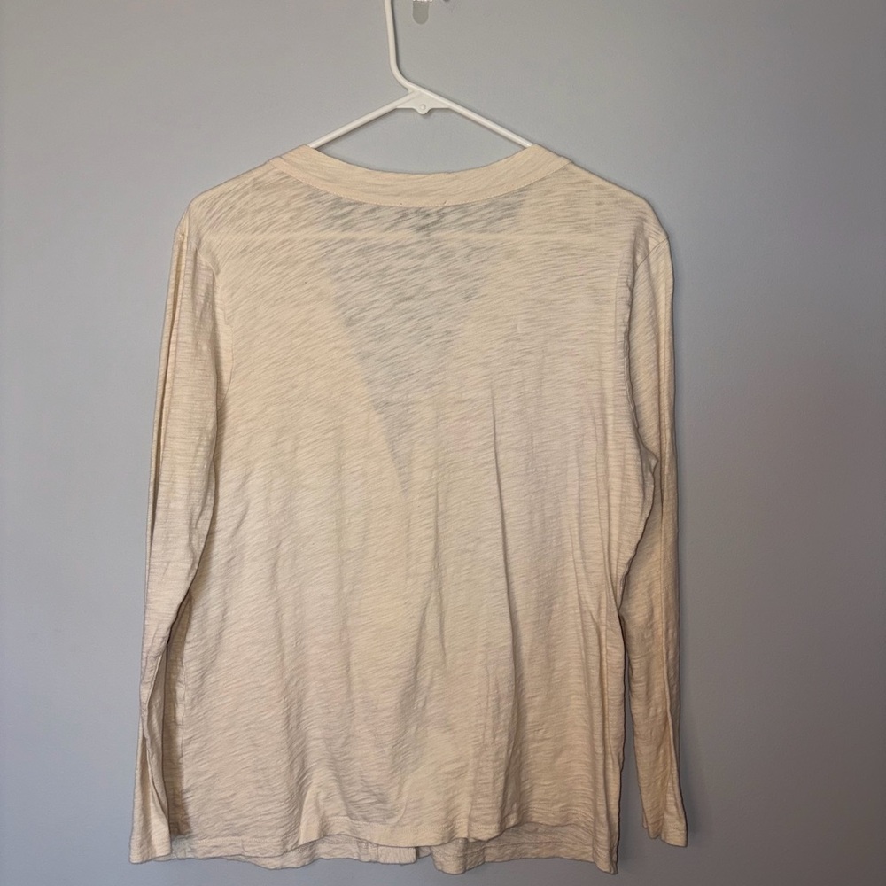 Talbots Cream Button-Up Cardigan - Picture 5 of 5